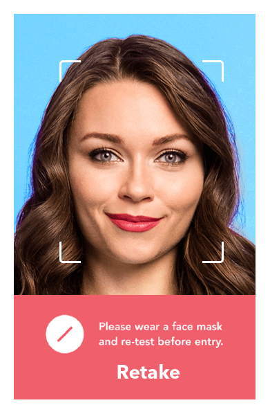Greet individual instantly with facial and mask detection
